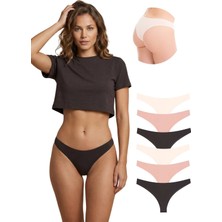 New Lilla 10030 Brazil String 6\'lı  Kadın Külot Paketi