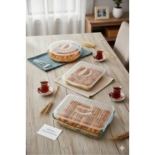 Myplas Plastik Yuvarlak+ Kare+ Dikdörtgen Borcam Kapağı 3'lü Set