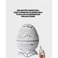 Alvo Store Buğz Dinozor Yumurtası Tasarımlı Projektörlü Gece Lambası - Buğz