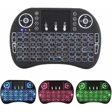 Alvo Store Buğz Işıklı Kablosuz Mini Klavye ve Dokunmatik Mouse Seti Türkçe Kablosuz - Buğz