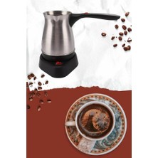 Alvo Store Buğz Yeni Nesil Türk Kahve Makinesi Cezvesi Siyah Gri Kablolu Pratik - Buğz