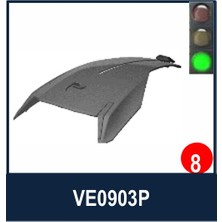 Shark D-Skwal I3 Tepe Havalandırma Mat SIYAH/VE0903