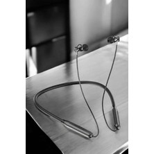 Alvo Store Buğz Dijital Göstergeli Kulak Içi Kablosuz Bluetooth Kulaklık Boyun Bantlı - Buğz