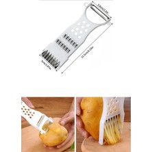 Alvo Store Buğz Rende Soyacak 5 Fonksiyonlu Sebze Meyve Soyucu Patates Havuç Salatalık Zencefil Doğrayıcı