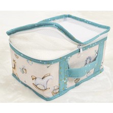 Alvo Store Buğz Baby 6'lı Desenli Fileli Bavul Valiz Içi Düzenleyici Çok Amaçlı Organizer (Yeşil) ( Buğz )