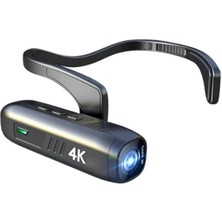 Alvo Store Buğz Kulak Yanı Takılabilir 4K Aksiyon Kamera 30FPS Video Wifi Uygulama Kontrol - Buğz