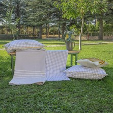 Sarev Almira-Z Gri Çift Kişilik %100 Pamuk Pike Takımı