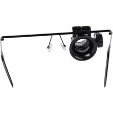 Alvo Store Buğz Gözlük Model 20X16MM Optik Lens LED Işık Monoküler Büyüteç - Buğz