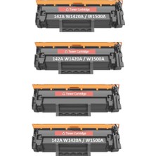 Hp Laserjet M112 / M112A / M112W – W1500A / Hp 142A W1420A Çipli Toner 950 Sayfa 4’lü Paket Muadil