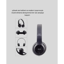 Alvo Store Buğz Bluetooth Kablosuz Kulaklık – Extra Bass, Tf Kart, Mikrofonlu, Ayarlanabilir Ergonomik Tasarım - Buğz