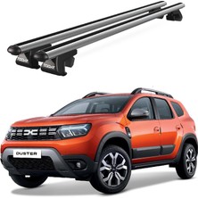 Today Auto Venüs Dacia Duster (2018 ve Sonrası) Uyumlu Gri Ara Atkı Port Bagaj Tavan Barı