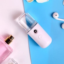 Alvo Store Buğz Şarjlı Mini Yüz Nemlendirici Dezenfektan Cihazı Mist Sprayer - Buğz