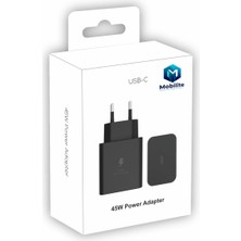 Mobilite Gerçek Güç 45W Süper Hızlı Type-C Çıkış Tek Adaptör