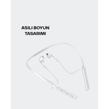 Alvo Store Buğz Uzun Pil Ömürlü Kablosuz Kulaklık – Boyun Askılı, 100 Saat Kullanım - Buğz