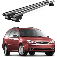 Today Auto Venüs Ford Focus Wagon (2005-2007) Uyumlu Gri Ara Atkı Port Bagaj Tavan Barı