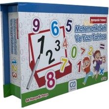 Ca Games 4+ Yaş 84 Parça Manyetik Tablet Matematik Seti ve Yazı Tahtası Eğitici ve Öğretici Aktivite Oyunu