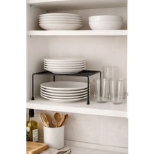 Atacı Siyah 1 Adet Çok Amaçlı Dolap Içi Düzenleyici Mutfak Düzenleyici