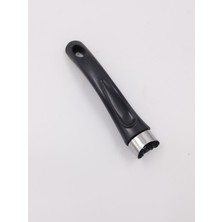 GRANİTLE İLERİ DÖNÜŞÜM Isıya Dayanıklı Tava Kulpu&yedek Sap-Siyah, Vidalı Montaj Ergonomik Tava Kulpu