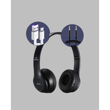 Alvo Store Buğz Bluetooth 5.0 Kablosuz Kulak Üstü Kulaklık | Stereo Ses ve Katlanabilir Tasarım - Buğz