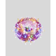 Alvo Store Buğz 5 Metre Şeffaf Kablo LED Peri Işığı 50 Ampullü Dekoratif LED - Buğz