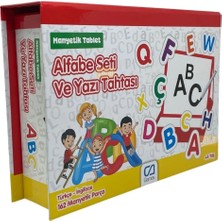 Ca Games 4+ Yaş 162 Parça Manyetik Tablet Alfabe Seti ve Yazı Tahtası Eğitici ve Öğretici Aktivite Oyunu