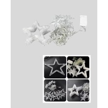 Alvo Store Buğz 3x3 Metre Yıldız Peri LED Perde Işık Romantik Dekorasyon - Buğz