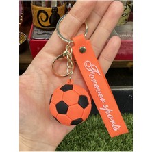 Panda Hediyelik Turuncu Siyah Futbol Topu Anahtarlık 686230