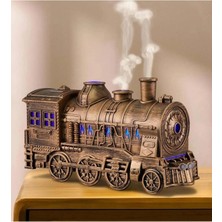 Alvo Store Buğz Tren Şeklinde Buharlı Oda Hava Nemlendirici Işık Buhar Makinesi Kumandalı - Buğz