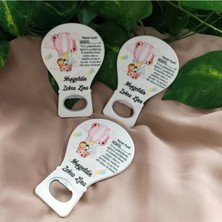 10 Adet Açacak Magnet Yeni Doğan Bebek Doğum Günü Sünnet Magneti