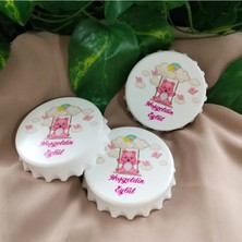 10 Adet Açacak Magnet Yeni Doğan Bebek Doğum Günü Sünnet Magneti