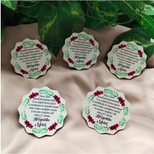 10 Adet Baskılı Ahşap Bebek Magneti Sünnet Doğum Günü Parti Magneti