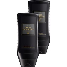 Avon Wild Country Erkekler Için Saç ve Vücut Şampuanı 250 Ml. Ikili Paket