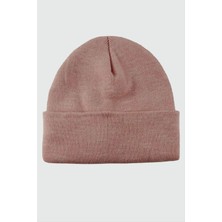 Zero Land Ozdestor Çift Kat 1 Nci Kalite Renkli Bere   Bere Eldiven -Koyu Pembe