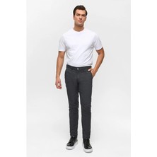 Süvari Siyah Slim Casual Pantolon