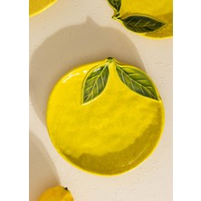 The Mia Pasta Tabağı Sarı 20 cm