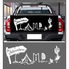 Sticker Usta Adventure Kamp Karavan Offroad 4x4 Araba Oto Karavan Sticker 00127