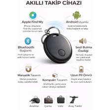 vooka Akıllı Eşya Bulucu Takip Cihazı – Apple Find My & Android Uyumlu Bluetooth Anahtar Çanta Valiz Takip Airtag