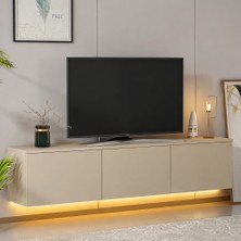 Betroya Vesta Ledli Tv Ünitesi – Işıklı Ledli Kapaklı Tv Ünitesi