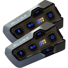 Blaıse Gt1 Duo Bluetooth Motosiklet Intercom Siyah - Ikili Set