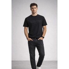 Jack & Jones Jakc&jones 12292403 0 Yaka Erkek Tshirt - Siyah