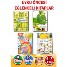 Harika Çocuk Yayınları Uyku Öncesi Eğlenceli Hikayeler Seti – 4 Kitap 86 Sayfa Renkli Içerik 4-7 Yaş Çocuk Kitapları
