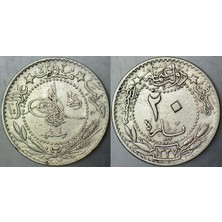 Banknoting 5. Mehmet Reşat Nikel 20 Para 1327/4.