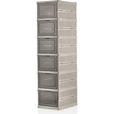 Myplas Çok Amaçlı 6 Katlı Katlanabilir Taşınabilir Premium Portatif Organizer Ayakkabılık