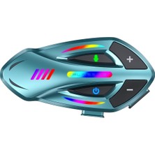 Blaıse X2 Bluetooth Motosiklet Intercom Mavi