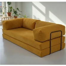 Zelis Mobilya 90*200CM Kanepe, Fitilli Kadife, Yıkanır, Silinir, Dinlenme Koltuğu, Yatak,lego Koltuk