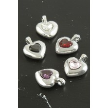 Zero Land Ozdestor Kalp Zirkon Taşlı Tek Kulplu At 1 Adet-Siyah