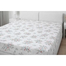 Ephemeris Lastikli/fitted Çarşaf Çift Kişilik -Çiçekli