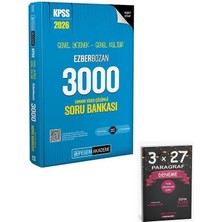 Anla Kazan Yayınları Pegem 2026 Kpss Genel Yetenek Genel Kültür Ezberbozan 3000 Soru Bankası Tek Kitap+Anla Kazan Paragraf