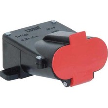 Mohhler Yassı Duvar Priz Kapaklı 4X16/25A (M-Yd)