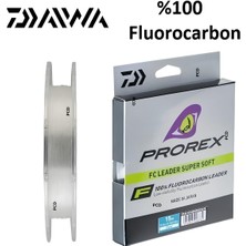 Daiwa Prorex FC Leader Super Soft Misina 15 m 0.23 mm Kalınlık 4.0 kg Çekeri Japonya Menşeli